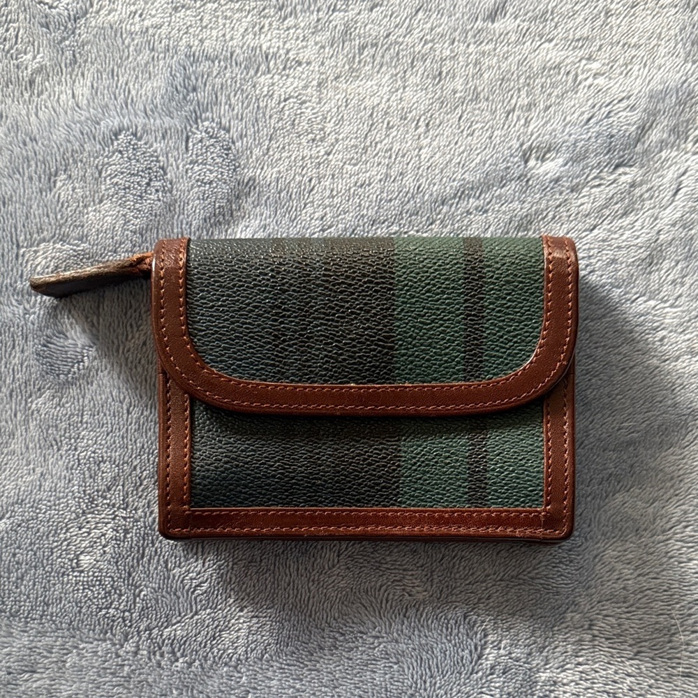 Polo Ralph Lauren Green Plaid Wallet
